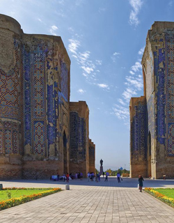 The Gates of Ak-Saray Palace