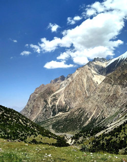 Mountains Of Uzbekistan And Holiday Places